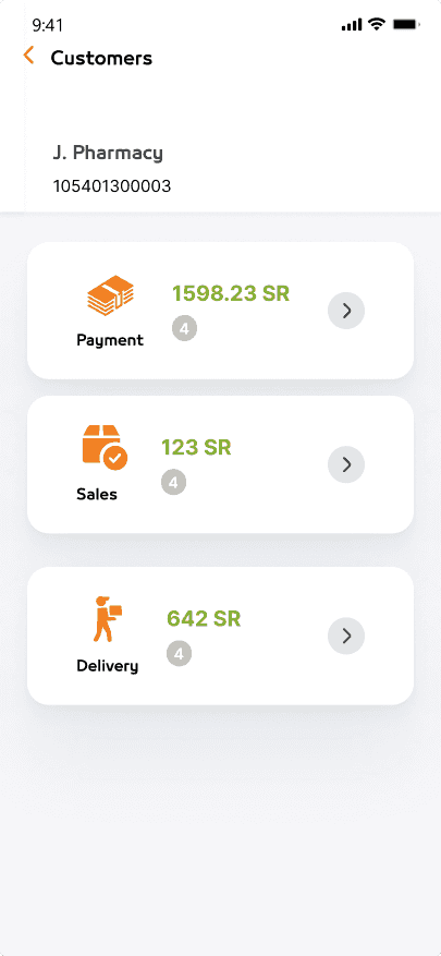 Customer Screen